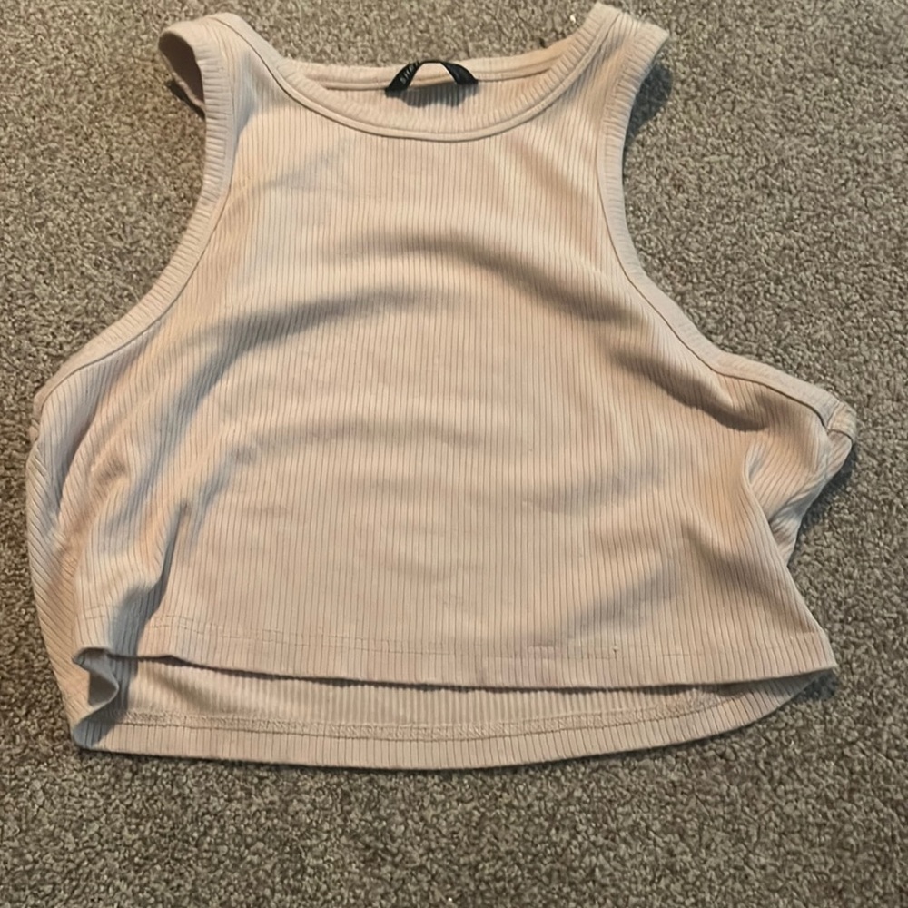 Beige Halter Top